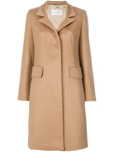 Max Mara Austero Coat In Cammello