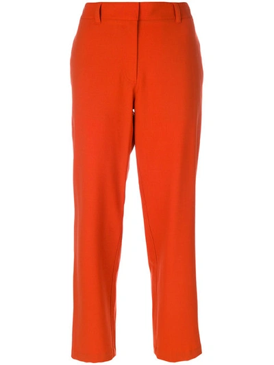 Theory Cropped Suit Pants - Orange