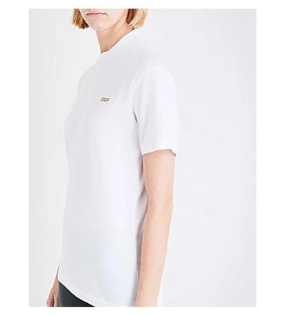 Shop Vetements Entry Level Cotton-jersey T-shirt In White