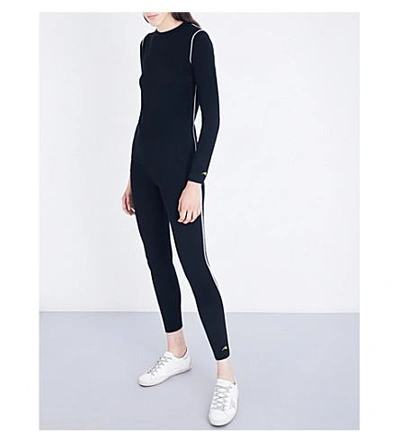 Shop Bella Freud Jemima Cashmere-blend Leggings In Black