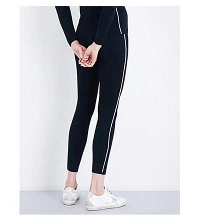 Shop Bella Freud Jemima Cashmere-blend Leggings In Black