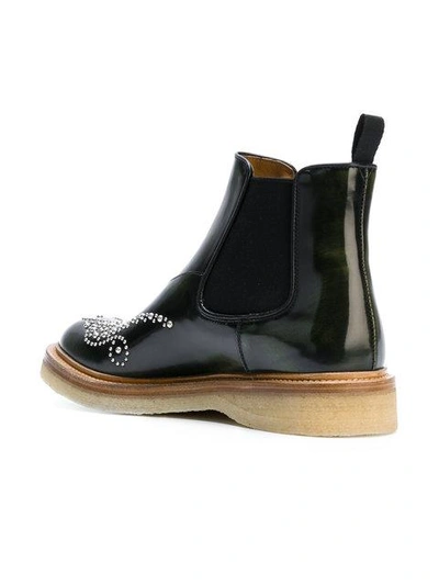 Shop Church's Chelsea Studded Boots - Green