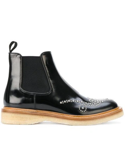 Shop Church's Ankle Length Boots In Black