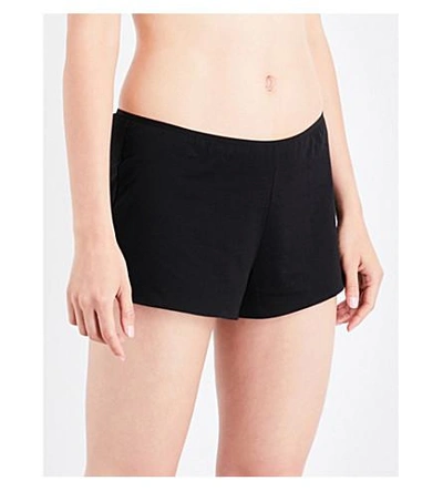 Shop Sunspel French Cotton Briefs In Black