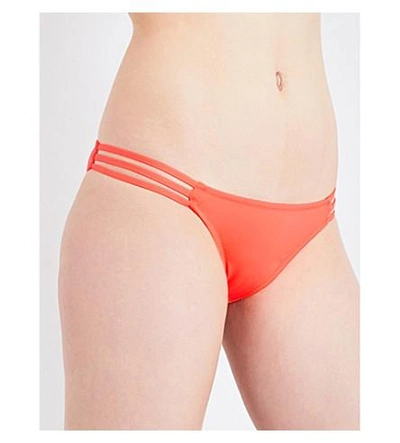 Shop Melissa Odabash Bali Bikini Bottoms In Fluro