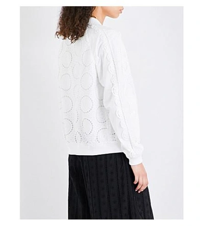 Shop Opening Ceremony Cotton-broderie Anglaise Jacket In White