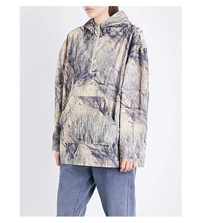 Shop Yeezy Season 4 Forest-printed Cotton Jacket In Cpn27