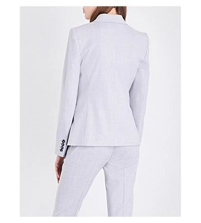 Shop Max Mara Titty Stretch-wool Jacket In Grey