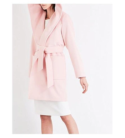 Shop Max Mara Morfeo Camel Hair Coat In Pink