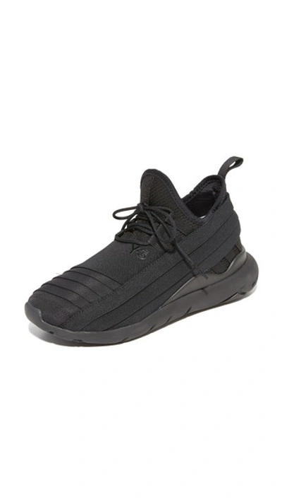 Shop Y-3 Qasa Elle Lace Sneakers 2.0 In Black/sheet Grey