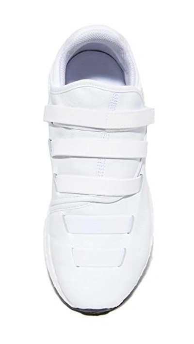 Shop Y-3 Zazu Sneakers In White/sheet Grey