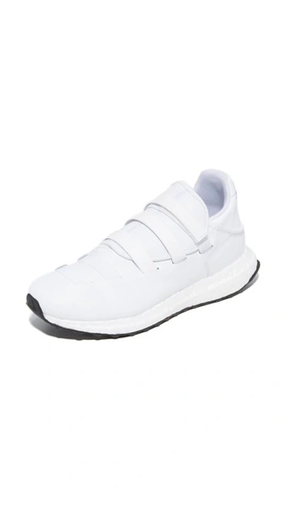 Shop Y-3 Zazu Sneakers In White/sheet Grey