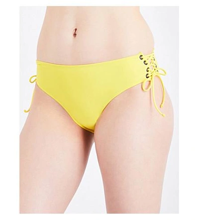 Shop Emma Pake Calinda Bikini Bottoms In Yellow