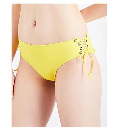 Shop Emma Pake Calinda Bikini Bottoms In Yellow