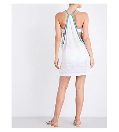 Shop Pitusa Mini Jersey Sundress In White