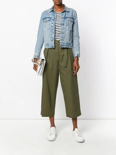 Shop Alexander Wang T Paperbag High Waisted Trousers