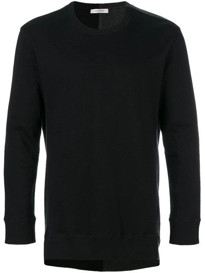 Valentino Back Print Jumper In Black