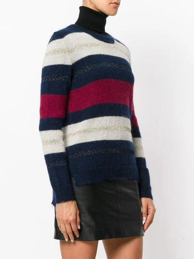 Shop P.a.r.o.s.h . Striped Sweater - Blue