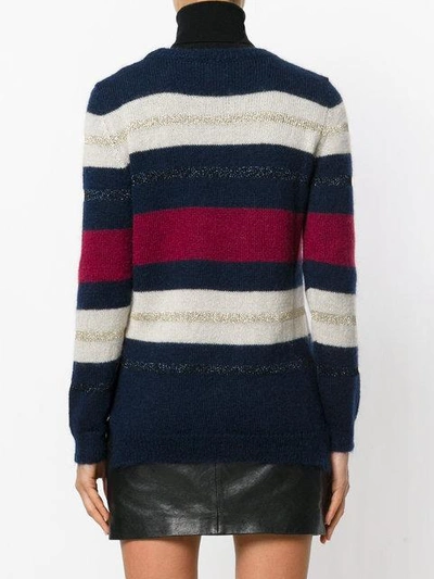 Shop P.a.r.o.s.h . Striped Sweater - Blue
