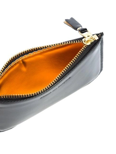 Comme Des Garçons Zip Wallet In Black