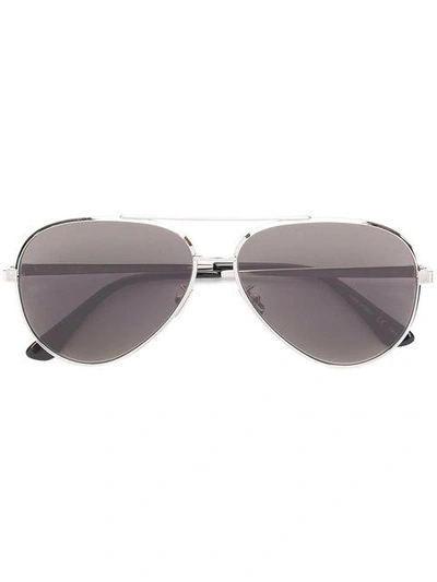 Shop Saint Laurent Classic 11 Zero Sunglasses