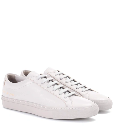 Common Projects Original Achilles Low-top Leather Sneakers In Ash