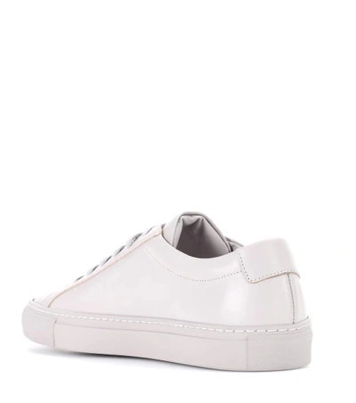 Shop Common Projects Original Achilles Low-top Leather Sneakers In Ash