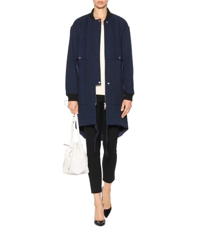 Shop Rag & Bone Cotton-blend Coat In Blue