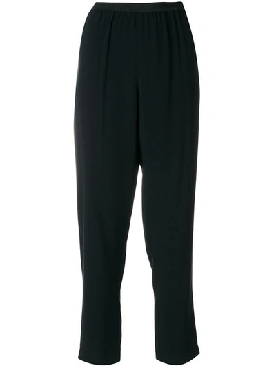 I'm Isola Marras Tailored Cropped Trousers In Black