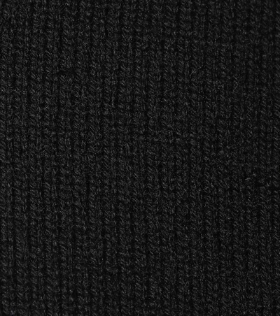 Shop Valentino Cropped Cashmere Sweater In Black