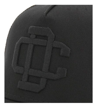 Shop Dsquared2 Cd Cotton-blend Trucker Cap In Black