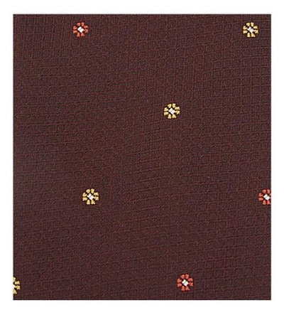 Shop Paul Smith Pin Dot Floral Silk Tie In Move