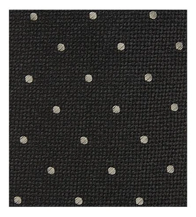 Shop Tom Ford Spotted Silk Tie In Grey