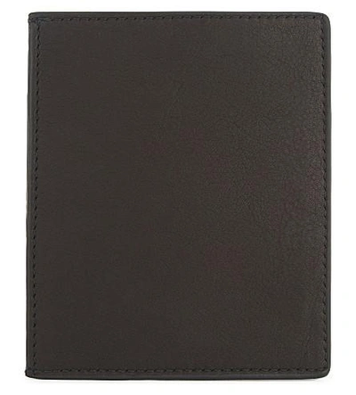 Shop Rick Owens Glitter Leather Card Holder In Black