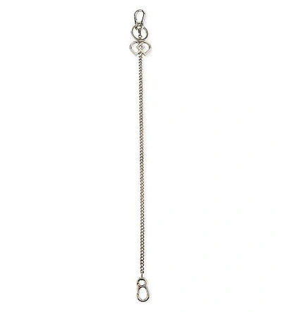 Shop Dsquared2 Metal Chain Key Ring In Silver