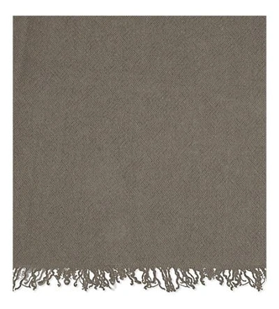 Shop Rick Owens Cashmere Scarf In Dark Dust