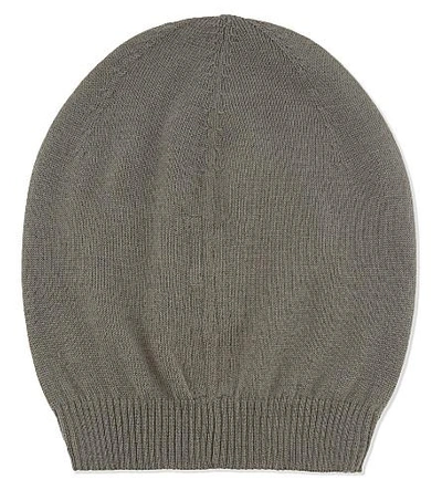 Shop Rick Owens Cashmere Beanie In Black