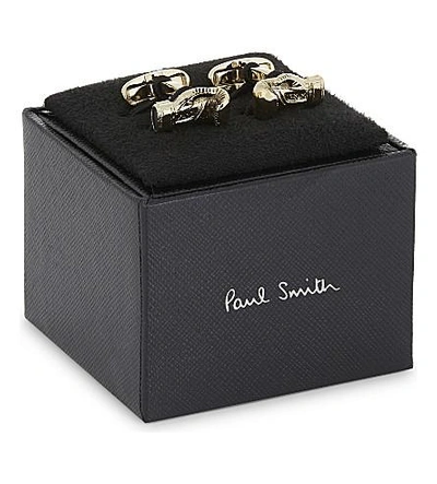 Shop Paul Smith Boxer Glove Cufflinks In Silver