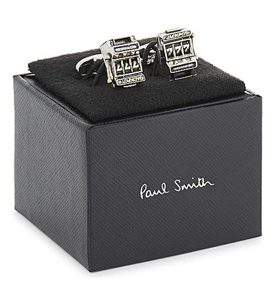 Shop Paul Smith Jackpot Machine Cufflinks In Silver