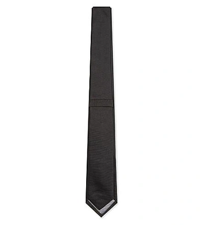 Shop Dsquared2 Skinny Silk Tie In Black