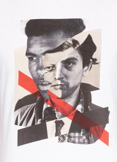 Shop Neil Barrett 'freedom Fighters' Hybrid Print T-shirt