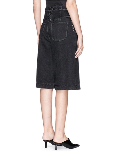 Shop 3.1 Phillip Lim / フィリップ リム Lace-up Corset Waist Denim Culottes Shorts
