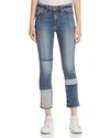 PAIGE JACQUELINE SEAMED STRAIGHT CROP JEANS IN SARATOGA - 100% EXCLUSIVE,3829A65-4893