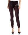 PAIGE HIGH RISE EDGEMONT SKINNY VELVET JEANS IN BLACK CHERRY - 100% EXCLUSIVE,4191A66-3307