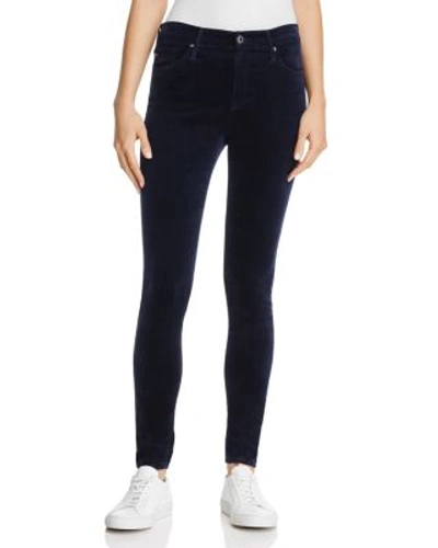 Ag Farrah Velvet Skinny Jeans In After Dark - 100% Exclusive In After Dark