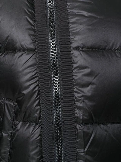 Shop Sacai Asymmetric Nylon Padded Jacket