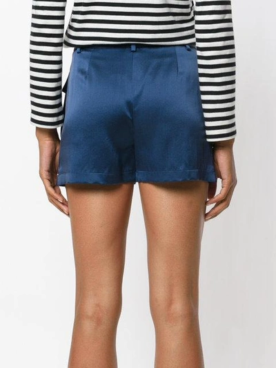 Shop Theory Pocket Mini Shorts - Blue