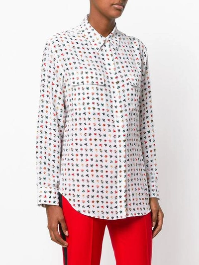 Shop Equipment Classic Embroidered Shirt - White