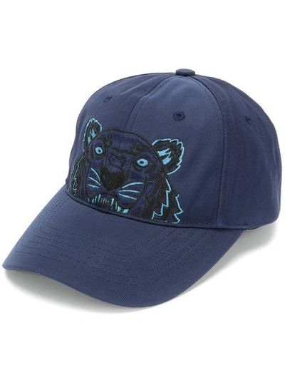 Shop Kenzo Tiger Embroidered Cap