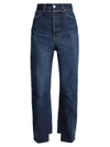 Vetements Reworked Straight-leg Cropped Jeans In Denim